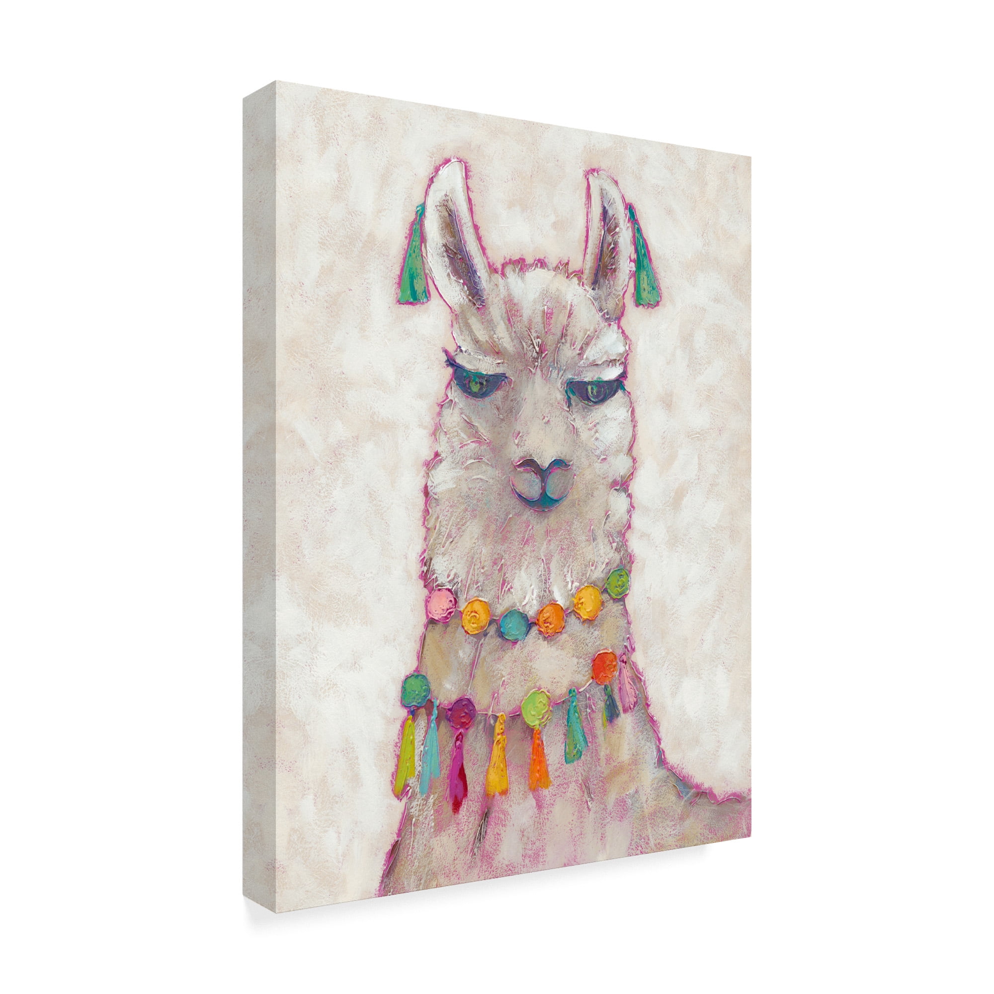 Trademark Fine Art 'Festival Llama II' Canvas Art by Chariklia Zarris