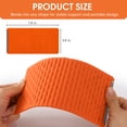 thumbnail image 3 of Universal Flexible Silicone & Aluminum Phone Stand, Bendable Rollable Foldable Design, Wrap Around Mount Holder for Laptop, Desk, Bed and Travel, Orange, 4x7.8in, 3 of 9