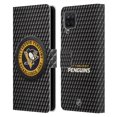 thumbnail image 1 of Head Case Designs Officially Licensed NHL Pittsburgh Penguins Puck Texture Leather Book Wallet Case Cover Compatible with Samsung Galaxy A12 (2020), 1 of 6