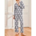thumbnail image 2 of Avidlove 2 Pack Womens Pajama Sets Long Sleeve Tops with Long Pjs Bottom Sleepwear Soft Loungwear with Pockets S-XXL, 2 of 7