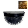 thumbnail image 1 of Lámparas de pared para exteriores con luz solar LED Shaofei impermeable negra cálida, 1 of 5