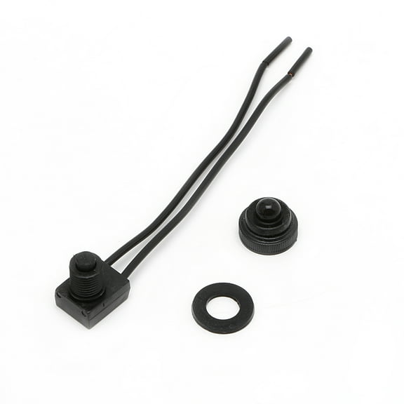 Misright 12V Waterproof Push-Button On-Off Switch With 4" Leads Motorcycle Car Boat 1Pc