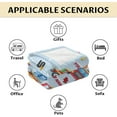 thumbnail image 6 of Custom Fire Truck Throw Blanket with Name - 80x60 Inches Twin Size Blanket for Kids, Boys & Girls - Soft Plush Blankets for Bed, Couch, Sofa - Light Blue Cute Fuzzy Throws Gifts, 6 of 6