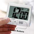 thumbnail image 2 of Temporizador de cocina con pantalla magnética y alarma fuerte en una cuerda. Ideal para profesores y estudiantes., 2 of 5