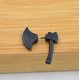 thumbnail image 4 of Boucles D'oreilles Pendantes En Forme De Hache - Noir - Pour Homme, 4 of 5
