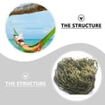 thumbnail image 3 of YOSADIER 2Pcs Foldable Nylon Rope Hammock Outdoor Sleeping Swing Bed Ideal for Camping, 3 of 6