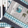 thumbnail image 3 of Levtex Baby Play Day 5-Piece Woodland Forest Crib Bedding Set, Blues and Grey, 3 of 6