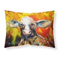 thumbnail image 1 of Carolines Treasures MW1225PILLOWCASE Another Happy Cow Fabric Standard Pillowcase, 1 of 2