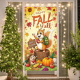 thumbnail image 6 of Decorative Poster Autumn Theme Happy Fall Y'all Animals Graphic Decorative Design for Seasonal Decoration Adult Event Party, 6 of 9