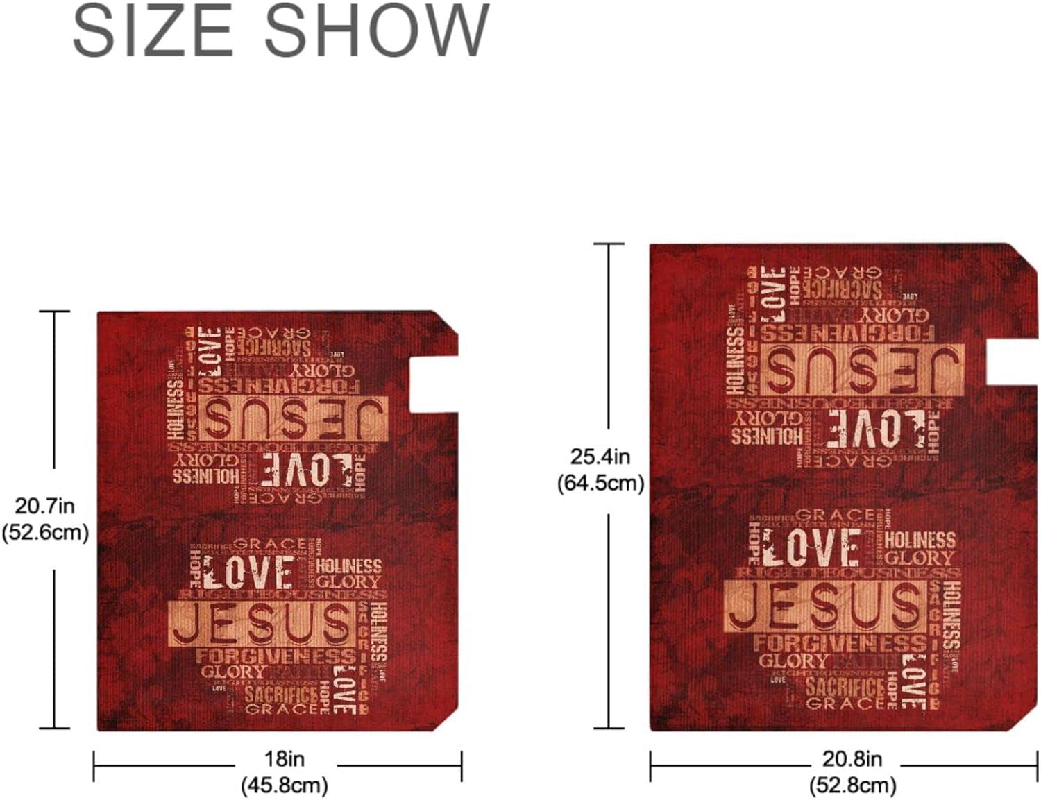 Jesus Religious Background Magnetic Mailbox Cover MailWraps Garden Yard Home Decor for Outside Oversized-25.4" x20.8"\u2026