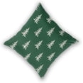 thumbnail image 2 of Christmas Pillow Covers 18x18 Set of 2, Green Chirstmas Tree Decorations Throw Pillow Covers Outdoor Winter Holiday Farmhouse Xmas Cushion Case Linen Square for Home Couch Sofa, 2 of 6