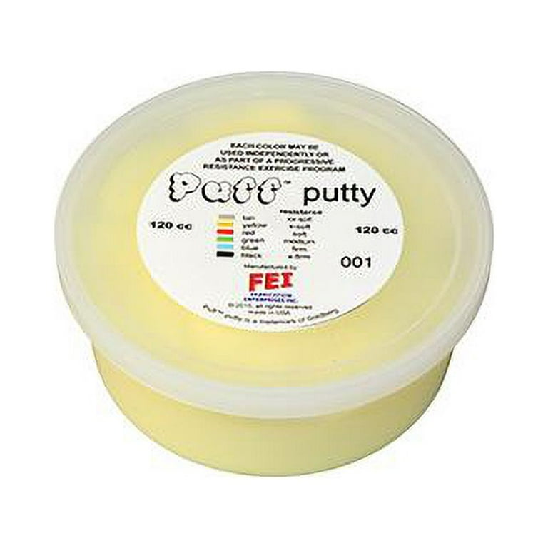 Puff LiTE Exercise Putty - x-soft - yellow - 120cc Puff LiTE Exercise Putty - x-soft - yellow - 120cc