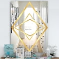 thumbnail image 2 of DESIGN ART Designart 'Capital Gold Essential 20' Glam Mirror - Modern Printed Wall Mirror 27.5in.x39.5in., 2 of 5