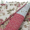 Cozy Stockings 3-Piece Quilted Bedding Set NCU0NTV296