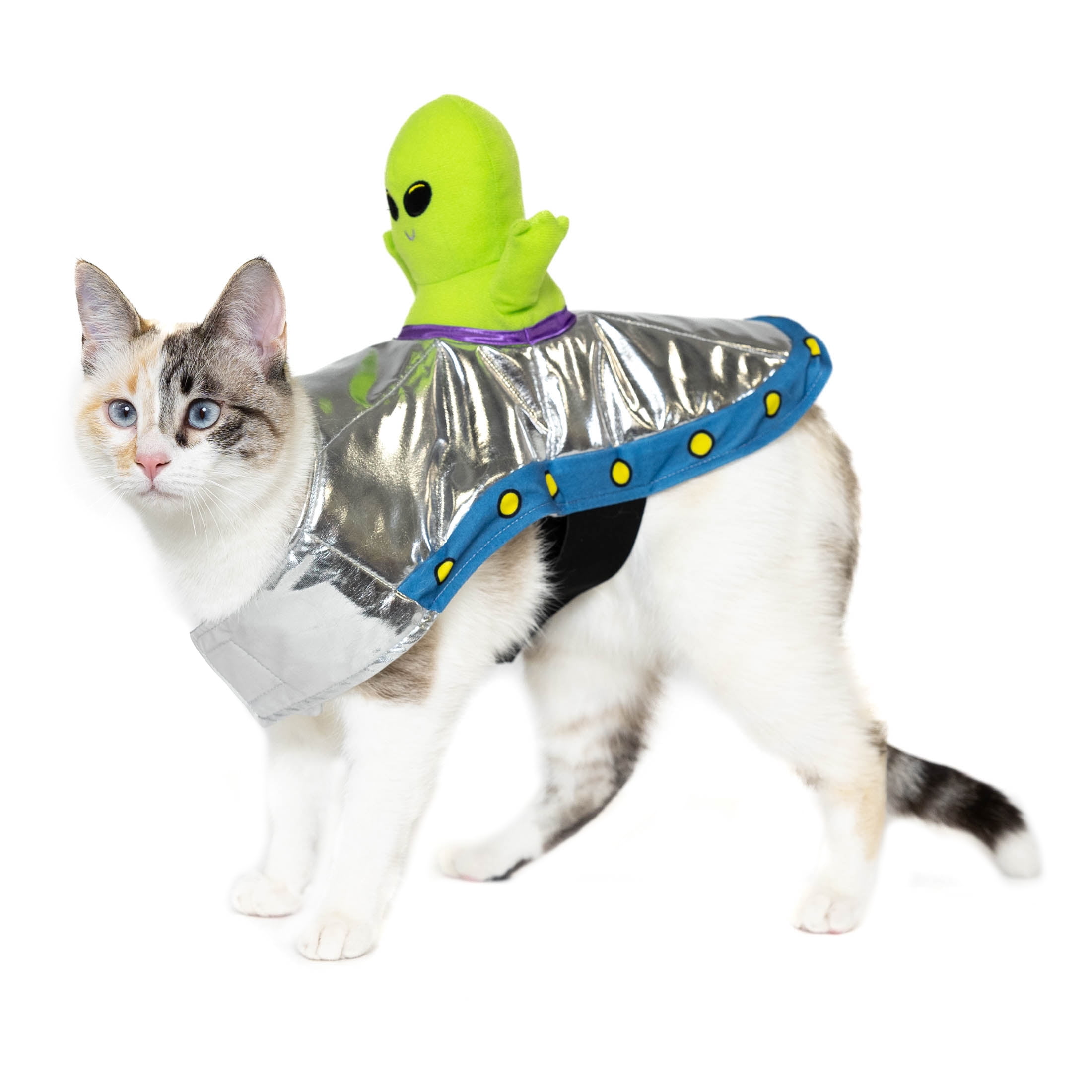Vibrant Life Halloween Alien Costume for Dogs and Cats, Lime Green, Small