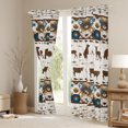 thumbnail image 3 of Homewish Vintage Boho Tribal Curtains Pack of 2 (42x84 Each),Rustic Farmhouse Cabin Curtains Blackout,Wild Bear Deer Bedroom Curtains For Boy Kids,Super Cozy Room Decor, 3 of 6