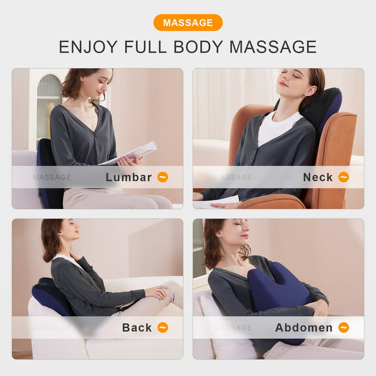 Shiatsu Neck and Shoulder Massager Heated Back Massager U Shape Deep  Kneading Electric Massage Pillow For Neck Waist Leg Body - AliExpress