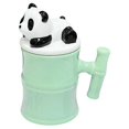 thumbnail image 3 of Taza de agua de cerámica creativepanda taza de té con cubierta taza de café taza de agua para un restaurante de granja fría y de agua caliente, 3 of 8