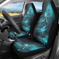 thumbnail image 2 of XYZCANDO Car Front Seat Covers Set Glowing Dragonfly Set of 2 Car Seat Covers Waterproof Van SUV Sedan Breathable Durable Front Seats Protector, 2 of 10