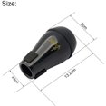 thumbnail image 3 of ZOUSSIQI 1pc Trombone Mute Trombone Bucket Mute Tenor Slide Trombone Part Trombone Practice Tenor Trombone Muffler Plastic Tenor Trombone Muffler Trombone Mute Device Black Abs CA919-10955, 3 of 9