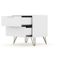 thumbnail image 4 of Manhattan Comfort Rockefeller Wood Dresser and Nightstand in White, 4 of 11