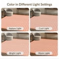 thumbnail image 7 of ODIKA Bedside Checkered Block Retro Hopscotch Storybook Grid Motif Stain Resistant Low Profile for Dorm Room, Small Living Apartment, 7 of 7