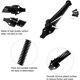 thumbnail image 3 of 36cm Adjustable Spring Door Closer, Automatic Door Closer, Door Spring with 2 Screws, for Garden Door, Wooden Gate and Farm Fences (36 x 3.9 x 3.9 cm), 3 of 4
