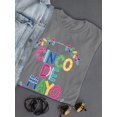 thumbnail image 3 of Cinco De Mayo Color Garland Shaped T-Shirt Women -Image by Shutterstock, Female XX-Large, 3 of 4