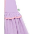 thumbnail image 3 of Disney Princess Girls Tangled Rapunzel Cosplay Dress with Puff Sleeves, Sizes 4-12, 3 of 12