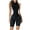 White, variant on Women's Sports One Piece Swimsuit Sexy Athletic Design Color Block Panels Full Zip Front Built-In Bra Tummy Control Alluring Surfing Swimwear