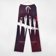 thumbnail image 6 of Dead by Daylight DBD Pajamas Pants 3D Printing Wide Leg PJ Pant Loungewear Casual Comfy Sleepwear Lounge Pants for Men WomenXL, 6 of 9