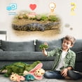 thumbnail image 5 of MorisMos 24" Interactive Crocodile Family Plush Toy Set, Alligator Stuffed Animal Mommy with 3 Babies and 3 Eggs, 5 of 9