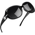 thumbnail image 1 of Gafas de sol Joopin grandes polarizadas para mujer, oversize negras, 1 of 6