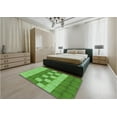 thumbnail image 5 of Ahgly Company Machine Washable Indoor Rectangle Transitional Emerald Green Area Rugs, 7' x 9', 5 of 7
