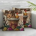 thumbnail image 3 of PHYHOO Easter Pillow Covers Easter Throw Pillowcase Home Sofa Bedroom Cushion Case Seasonal Farmhouse Decorations, 3 of 5