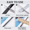 thumbnail image 4 of 3/4 Inch x 65.6ft Bookbinding Repair Tape Black Fabric Tape Adhesive Duct Tape Safe Cloth Library Book Seam Sealing Craft Tape DIY, 4 of 7