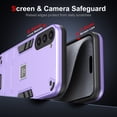 thumbnail image 2 of Allytech Hybrid Protective Case for Samsung Galaxy S23 Plus, Camera Screen Protection, Soft TPU Bumper + Hard PC Back Panel Anti-Drop & Anti-Oil Case Cover for Samsung Galaxy S23 Plus, Purple, 2 of 7