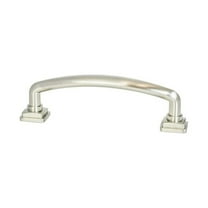 Berenson 96 mm Tailored Traditional Pull - Brushed Nickel