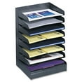 thumbnail image 2 of Steel Desk Tray Sorter 8Shelf, Black, 2 of 3