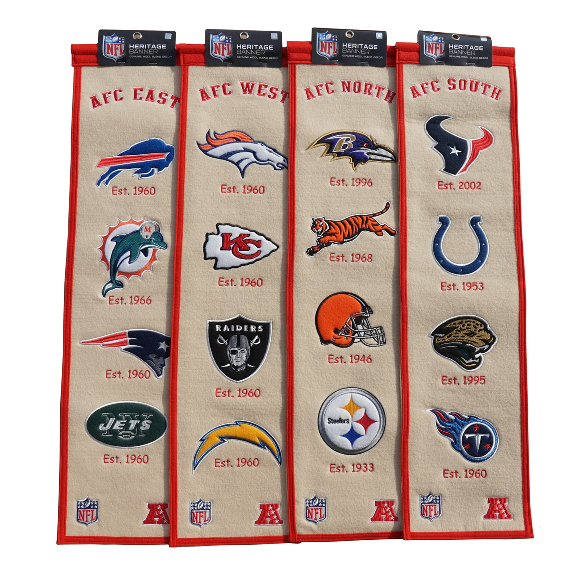 nfl team banners and flags