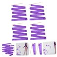thumbnail image 4 of Luxshiny 4Set Dancing Ribbons Purple 444X6Cm Silk Wood Rhythmic Gymnastics Style, 4 of 8