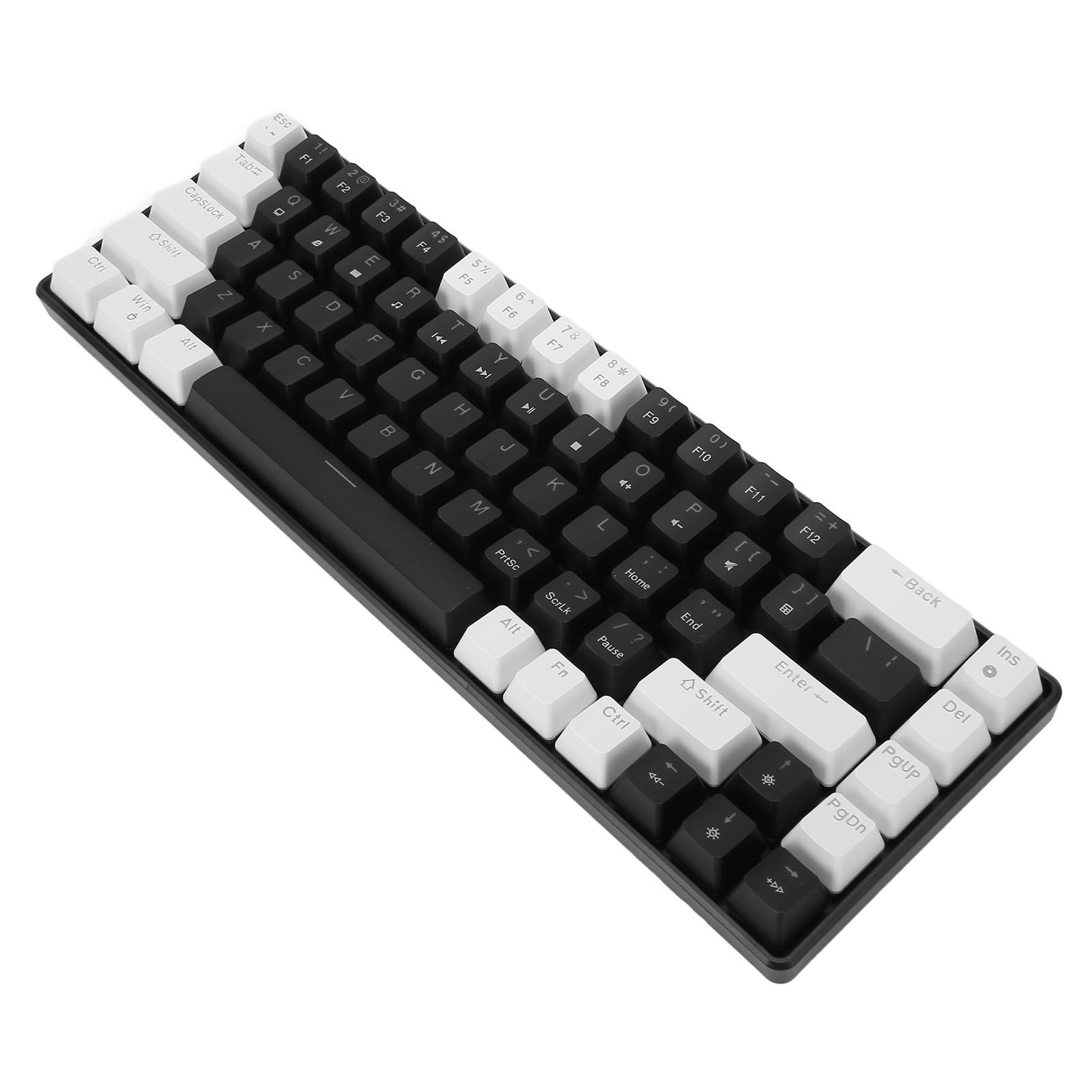 LED Backlit Mechanical Gaming Keyboard, 68 Key RGB Mechanical Keyboard with 5.7ft Detachable Cable for OS X   System