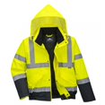 thumbnail image 1 of Portwest - Chaqueta Bomber Alta Visibilidad para Adultos Unisex (Amarillo Hi Vis, Marino) Portwest UTRW954_hivisyellownavy, 1 of 1
