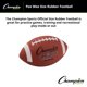 thumbnail image 3 of Champion Sports Balón de Fútbol Americano de Goma Tamaño Pee Wee con Agarre Mejorado, 3 of 6