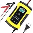 thumbnail image 1 of 12V 6A Smart Battery Charger Maintainer, Intelligent Battery Charger with LCD Touch Screen, Multiple Reconditioning and Protection for Cars, Trucks and Motorcycles, 1 of 5