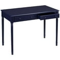 thumbnail image 3 of Janice 2-Drawer Writing Desk in Navy Finish, 3 of 14