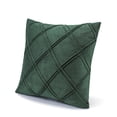 thumbnail image 1 of Almohada de viaje para oficina en casa, funda de cojín cuadrada, funda de cojín con borde plateado, 1 of 6