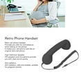 thumbnail image 4 of Telephone Handset for Cellphone, Retro Phone Handset, Handheld Cell Phone Receiver with 3.5 Mm Socket, 4 of 7