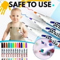 thumbnail image 1 of 5ML Water Painting Pen Erasable Floating Marker Color Floating Pen For Teaching Cubes for Kids Build Kids Computer for Girls 4 Years Animal for Kids 3-5 Anxiety Sensory Items for Adults Kids Rain, 1 of 3