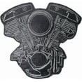 thumbnail image 3 of Stroke Engine Patches Embroidered Applique Badge Automotive Engines Iron On Sew On Emblem 1 piece, 3 of 5